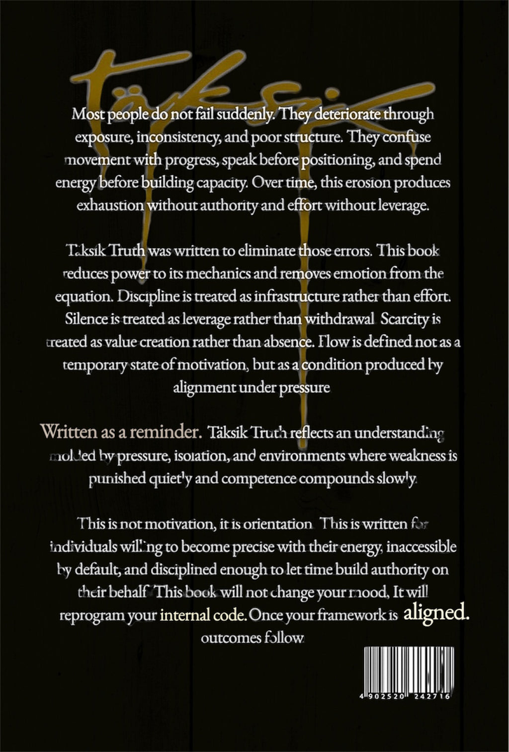 Täksik Truth Doctrine - The Sovereign Power Curriculum