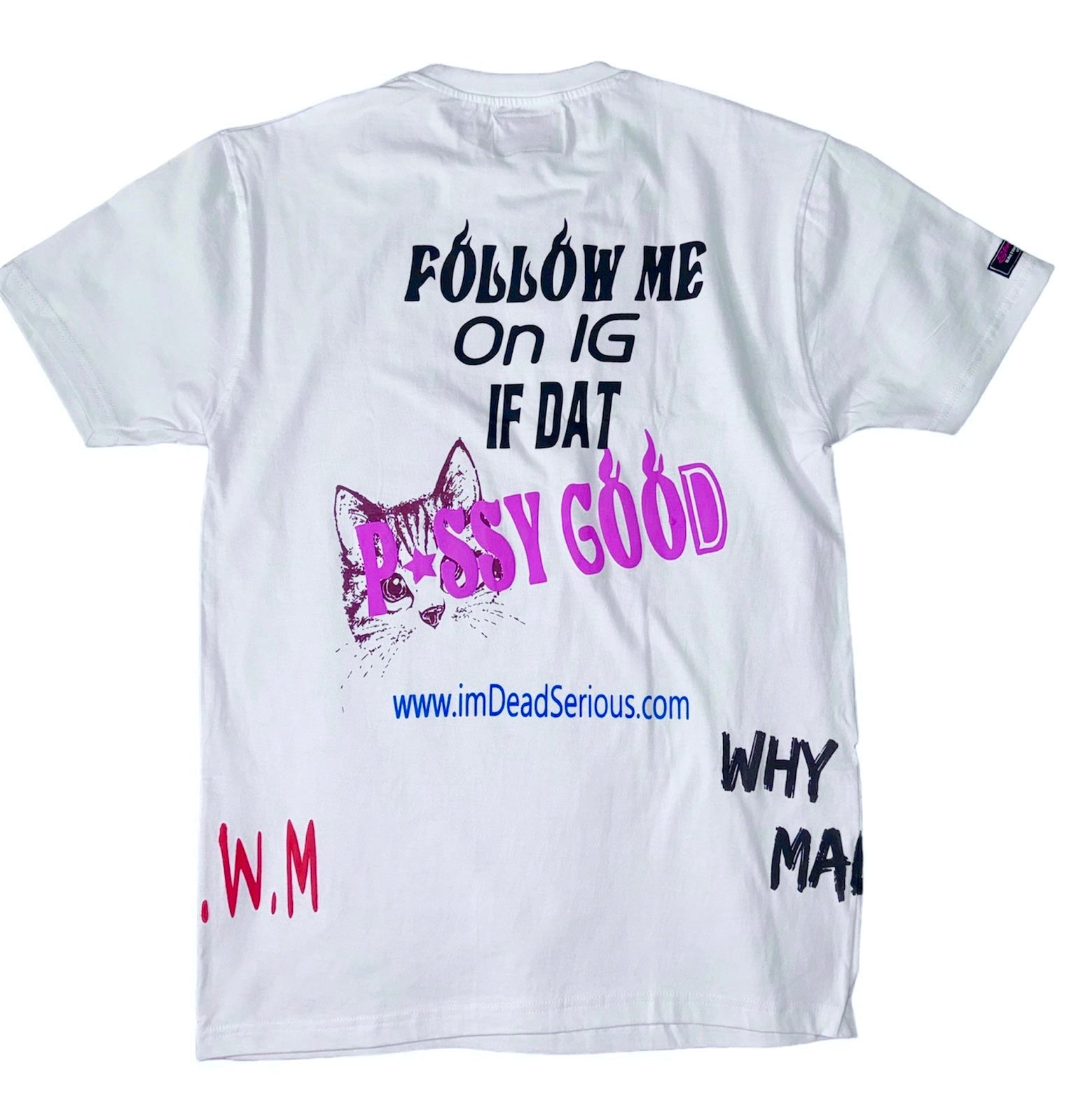 Relaxed Fit Drop Shoulder Statement T-Shirt