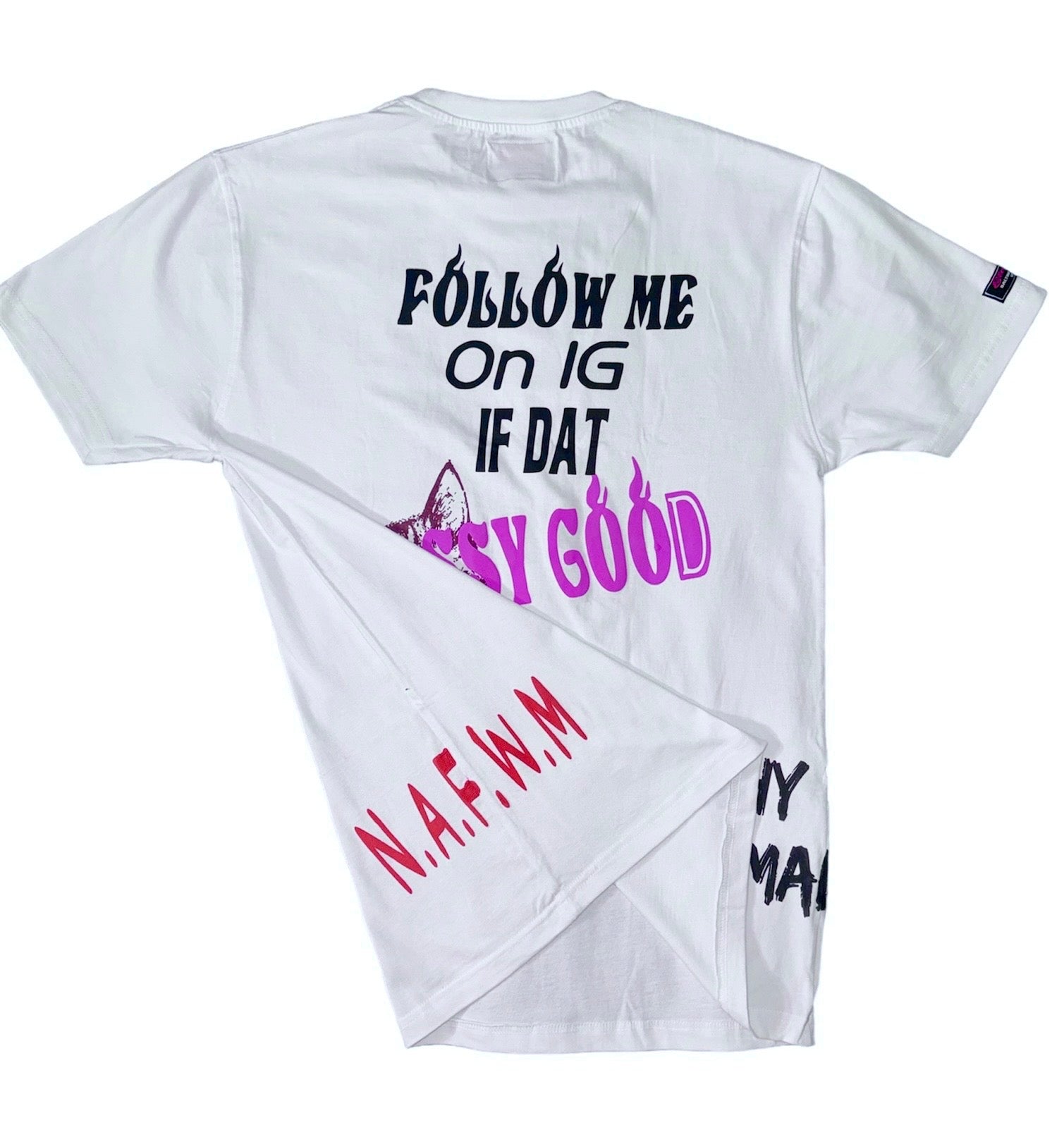 Relaxed Fit Drop Shoulder Statement T-Shirt