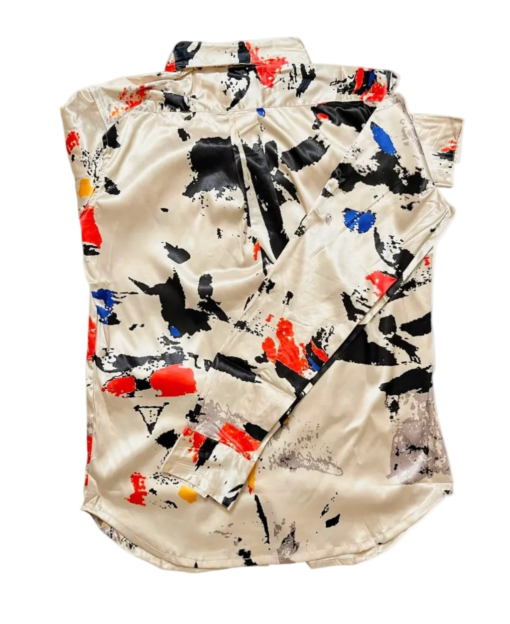 Men’s Elevé Devansh Silk Button Down Shirt