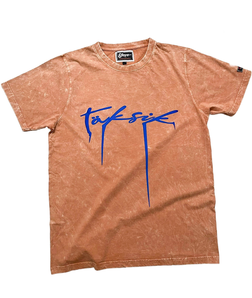 Relaxed Fit Acid Wash Statement T-Shirt